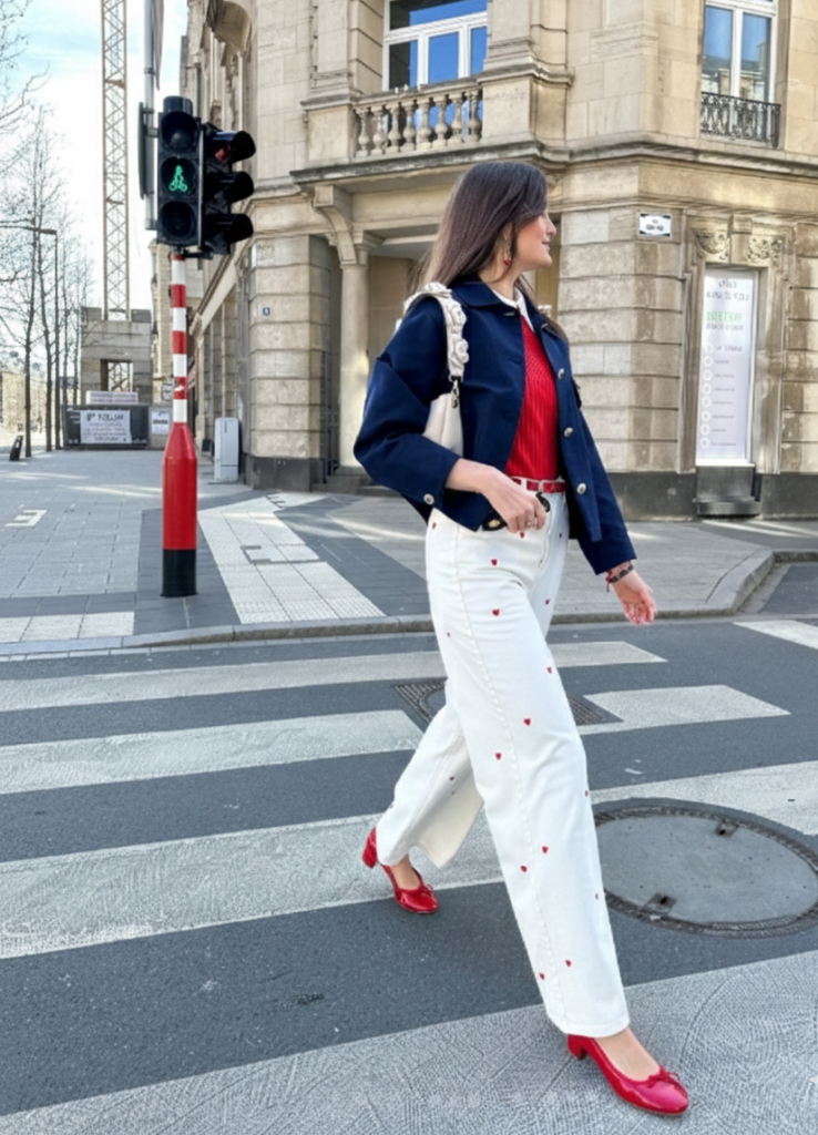 playful heart and navy