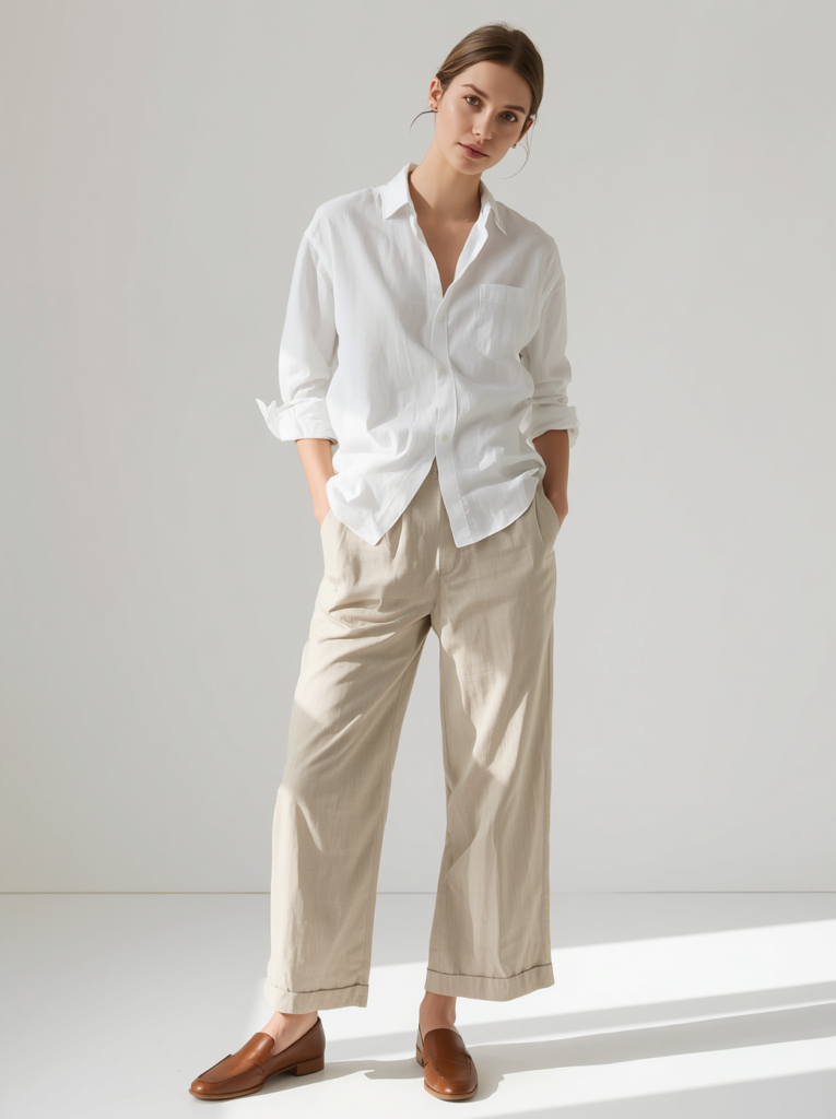 white shirt